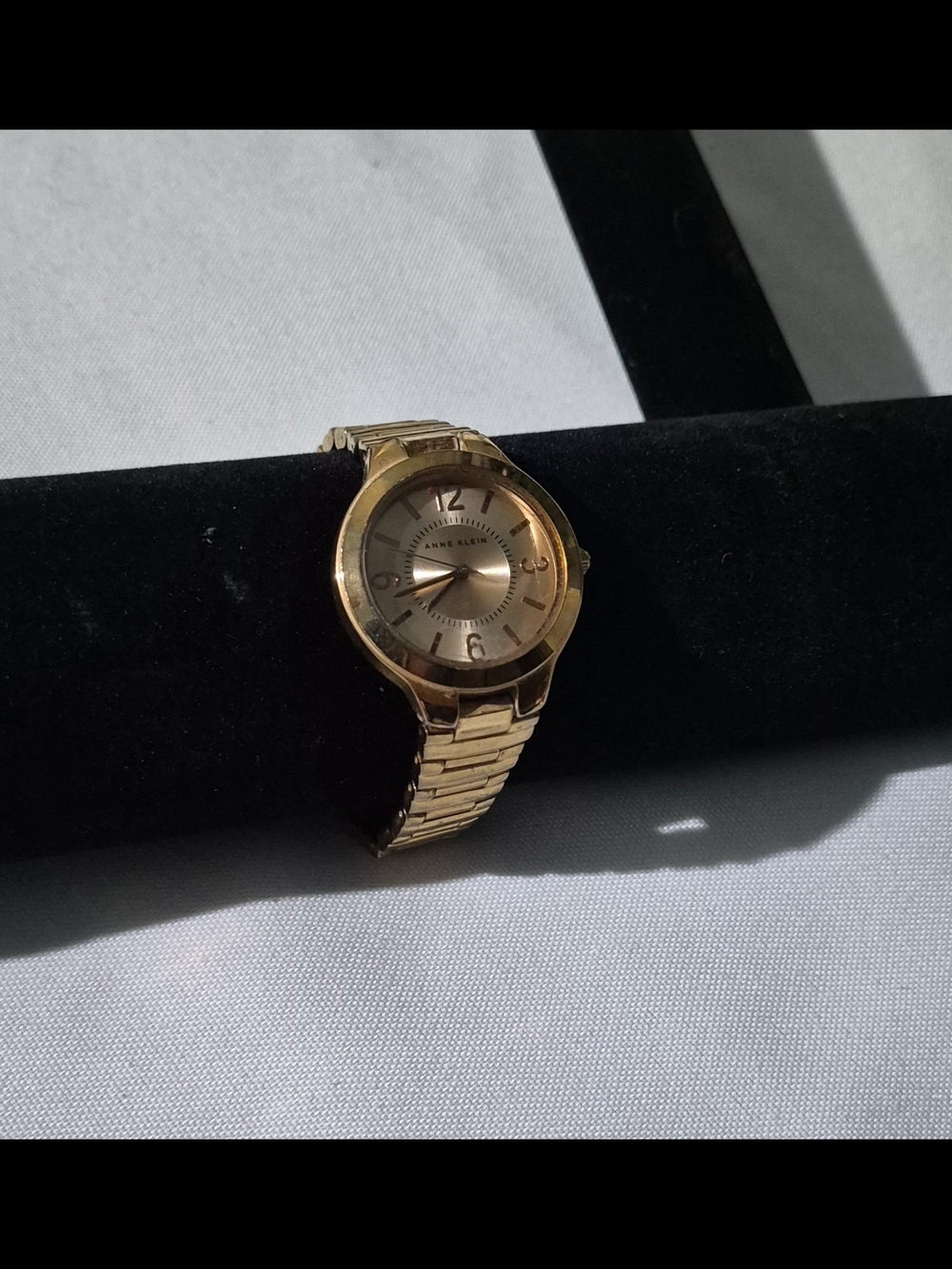Anne Klein Gold-tone Round Dial Bracelet Watch